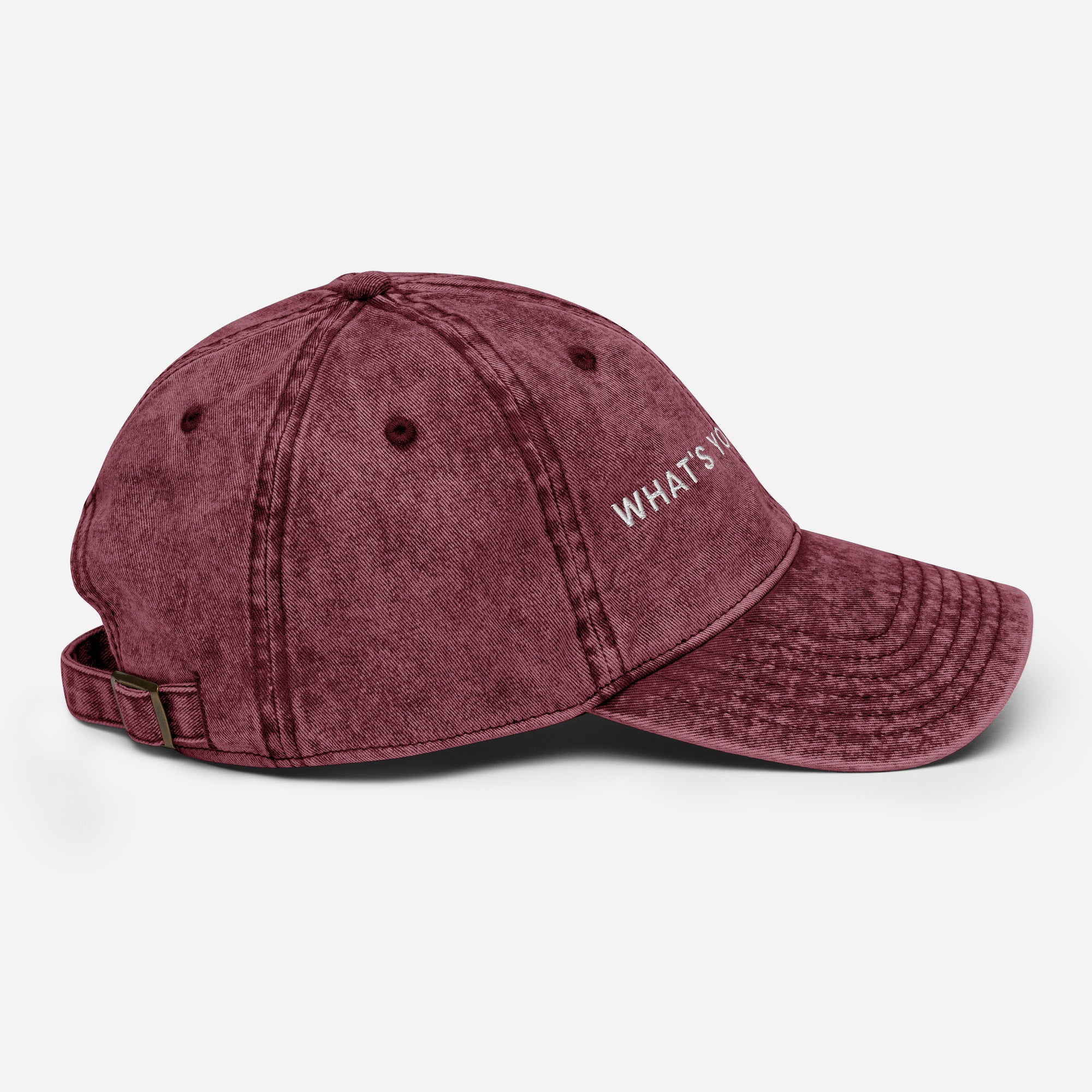 What's Your 5k Time? Cap